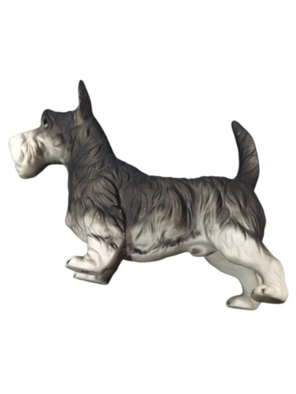 Vintage Porcelain Schnauzer Figurine